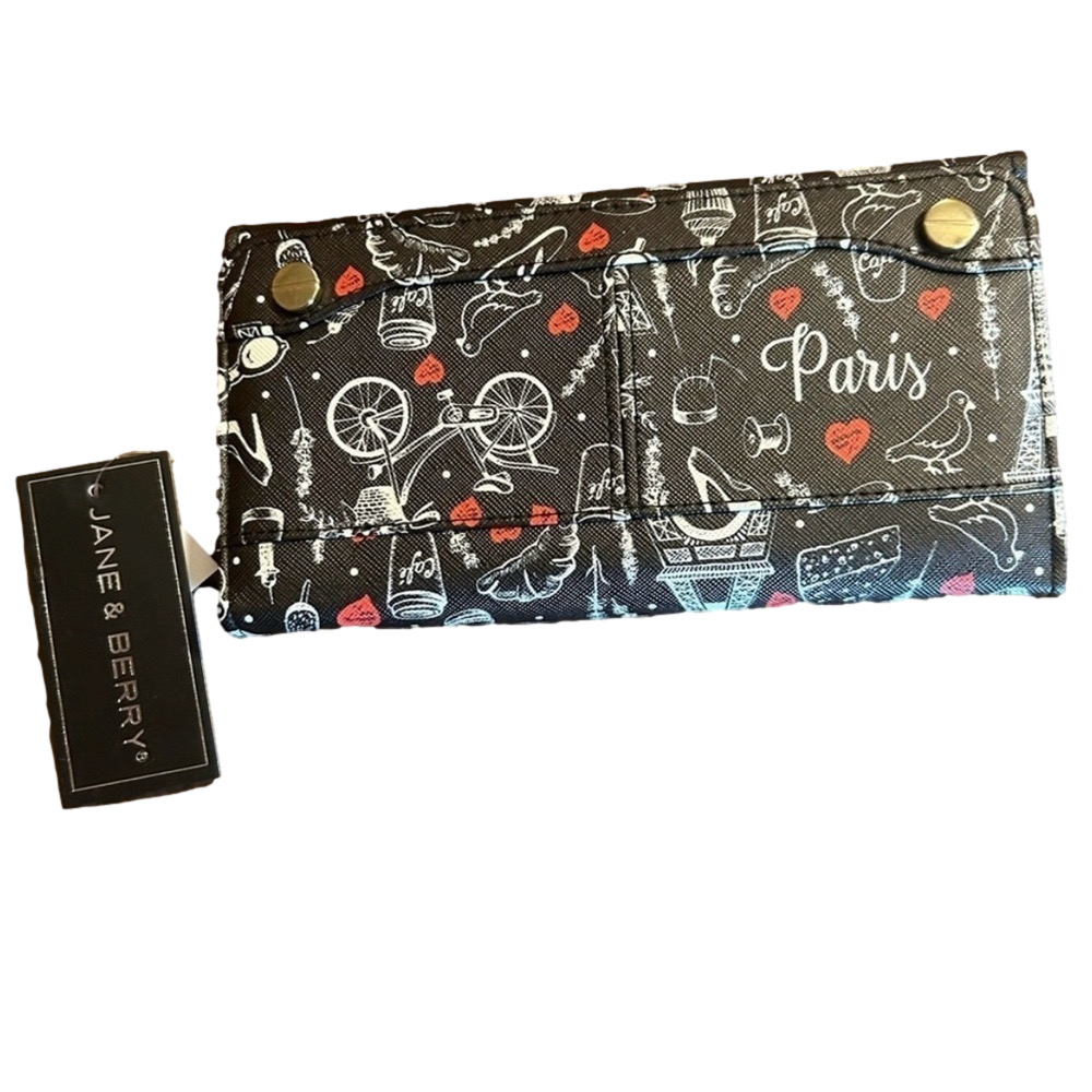 🖤 NEW Jane & Berry Paris Wallet – Chic & Stylish Design 🖤